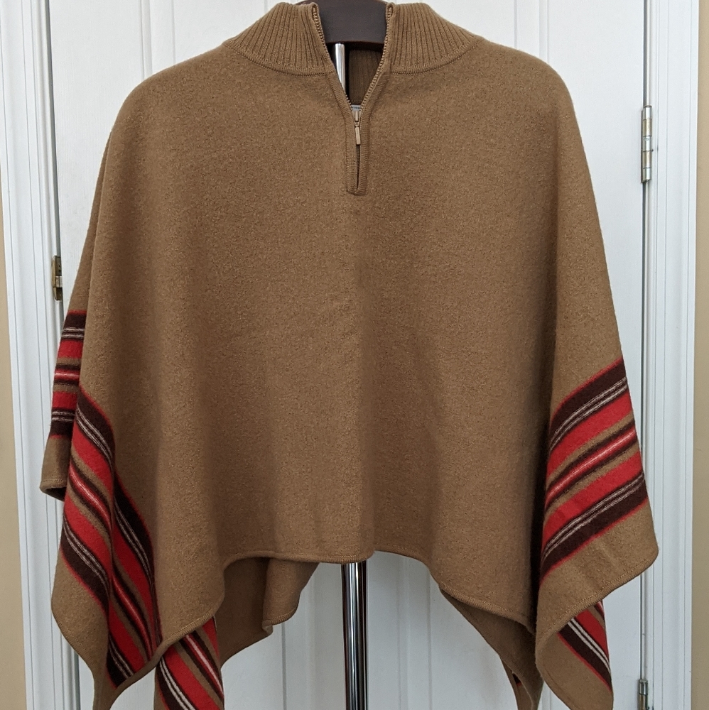 Vtg Pendleton wool cape poncho